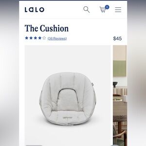 GUC Lalo high chair seat cushion